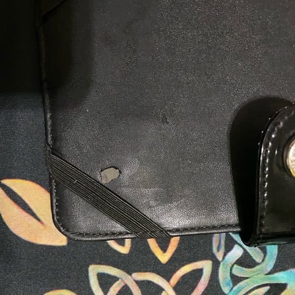 Nine West black folder purse - Picture 1 of 5